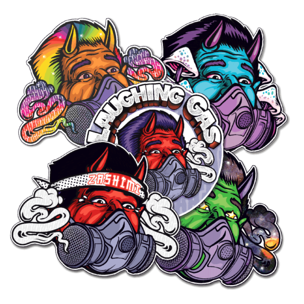 LAUGHING GAS STICKER COLLECTION