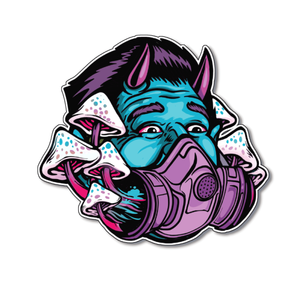 LAUGHING GAS "WHITE TRUFFLE" STICKER