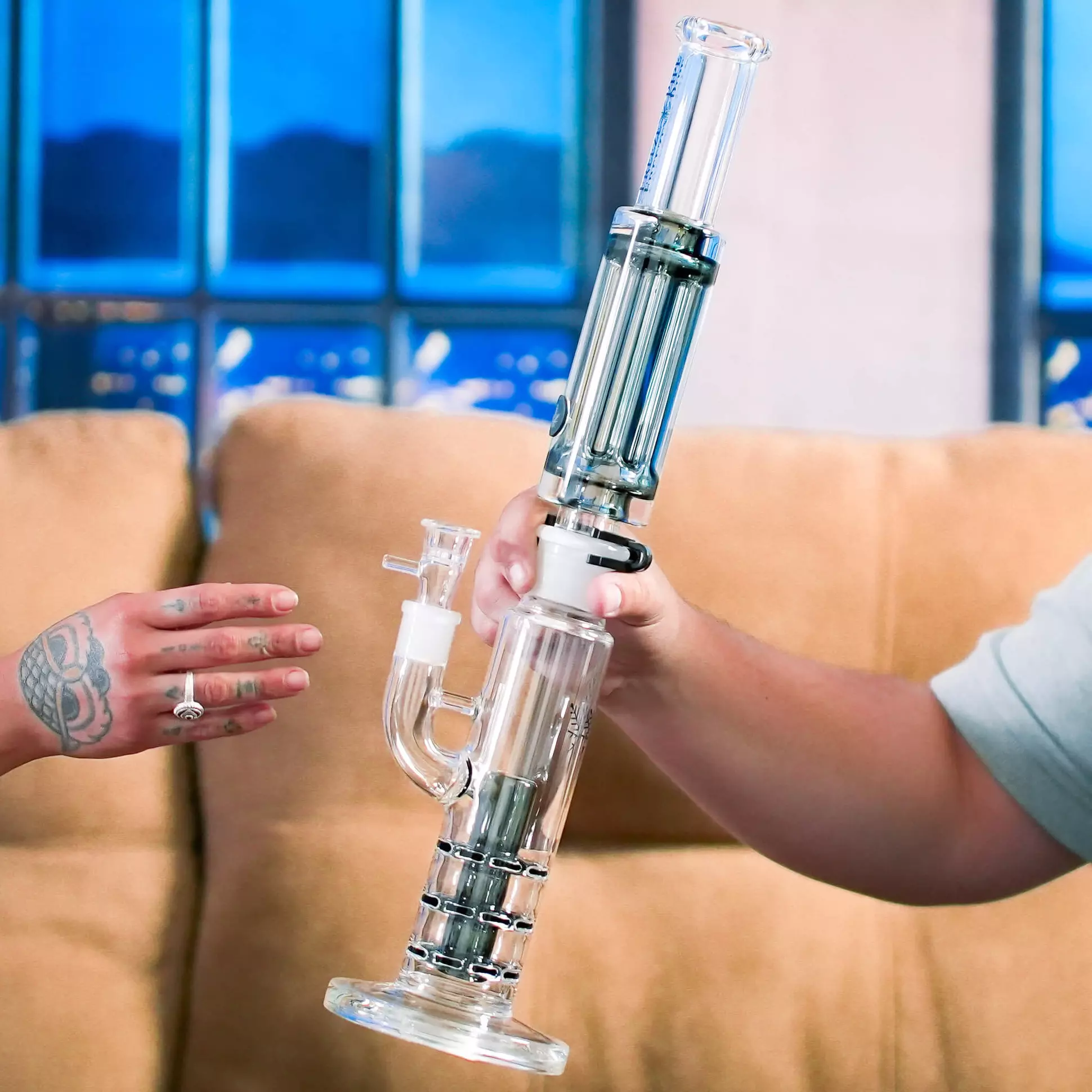 Laughing Gas Glass Bongs